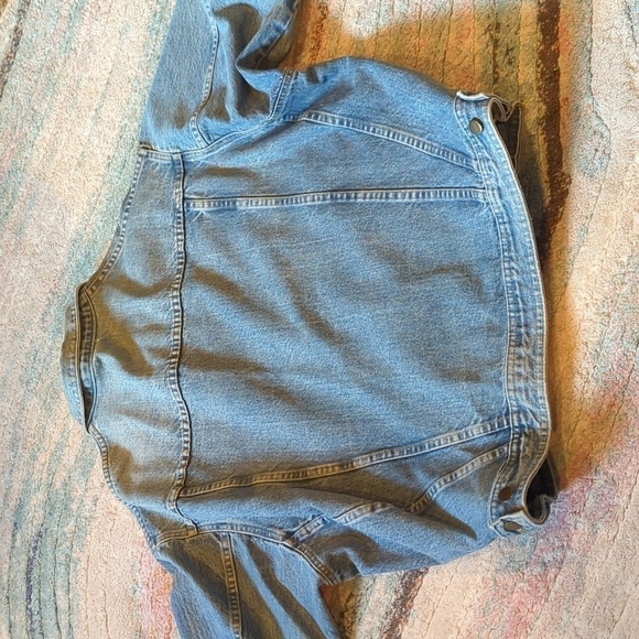 Denim Barn Jacket Vintage By Hovland Sioux Iowa Cowboy Cowgirl y2k Western - Picture 16 of 16